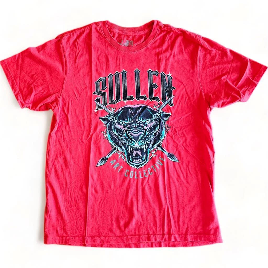 New Men's Sullen Art Collective Premium Red Tattoo T-Shirt Tee XS-XL