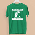 Personalised Custom Name Head Gardener T-Shirt Gardening Plant Garden Lover Gift