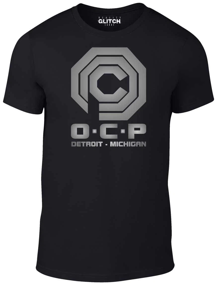 OCP Men's T-Shirt - GIFT SCI-FI MOVIE FILM 80'S SCIENCE POLICE PRESENT ROBOT