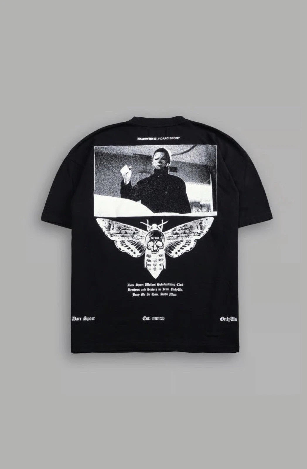 Darc Sport Halloween Micheal Myers Silent Killer Oversized Tee in Black X-LARGE