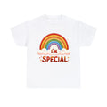 Unisex Adult T Shirt "Im Special" Rainbow Streetwear Skater Funny Hipster Retro