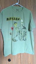 Nirvana Incesticide Green T-Shirt Size Extra Large XL Official Merch