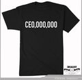 CEO T SHIRT CEO,OOO,OOO  HUSTLE COLORS & SIZES  HIP HOP BOSS