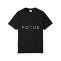 Focus T-Shirt Men Black Minimalist Motivational Graphic Tee