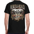 2025 Myrtle Beach Bike Rally Ribbon Engine T-Shirt No Harley