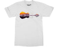 Guitar Tree Reflection T-shirt Music Nature Lovers Gift Musicians Guitarists Tee