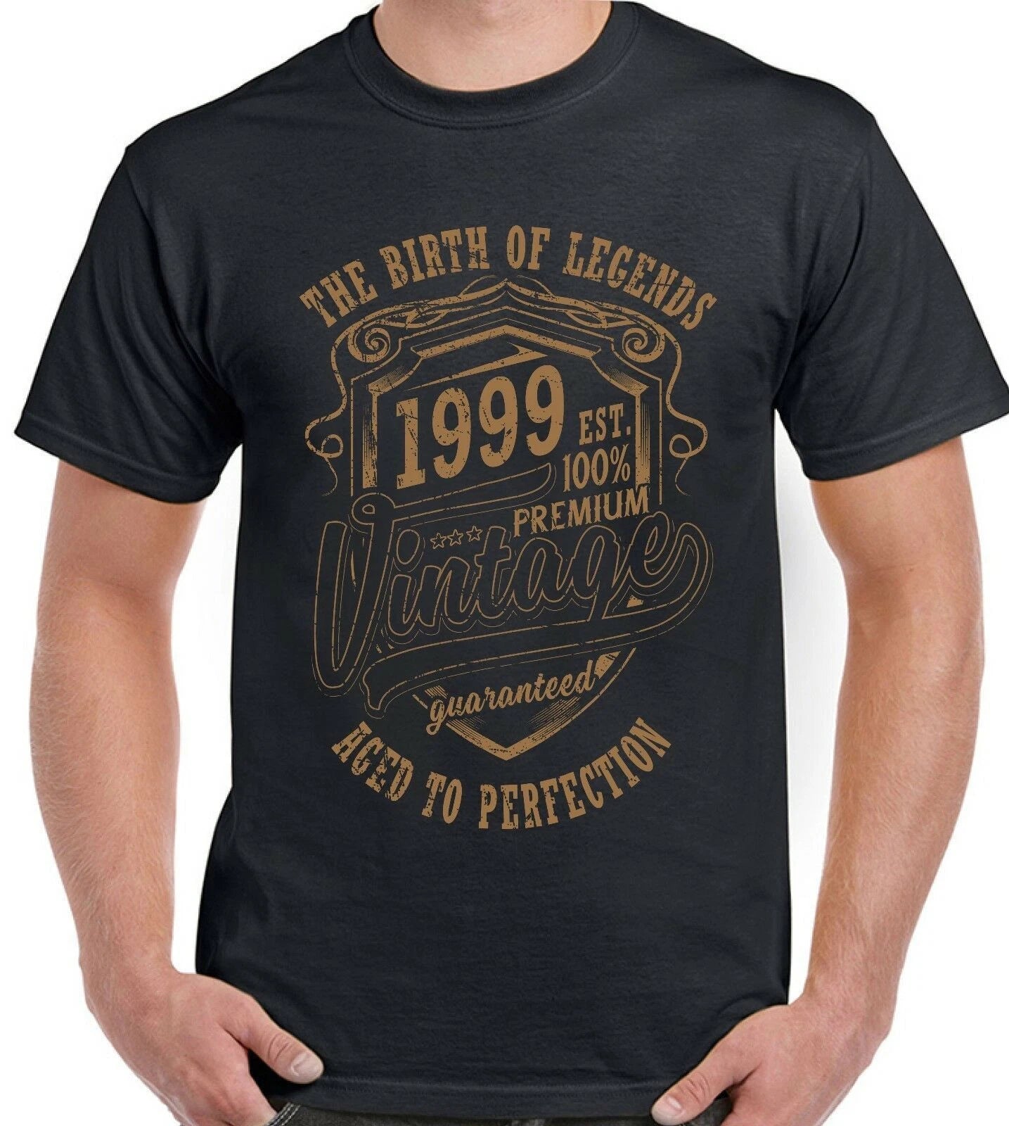 27th Birthday T-Shirt 1999 Mens Funny 27 Year old Gift The Birth Of Legends