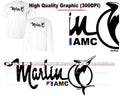 AMC American Motors Rambler Marlin 1960's Logo DigiRods Cartoon Car T Shirt