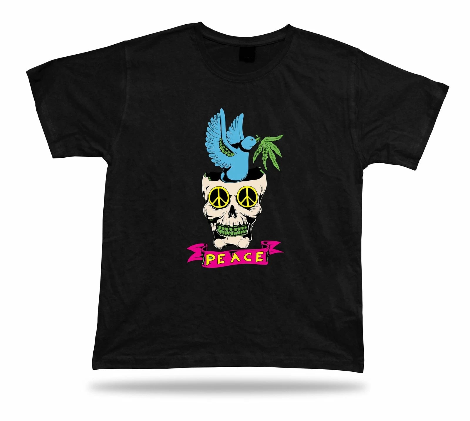 Peace Skeleton Bird t shirt stylish modern awesome unisex design gift present