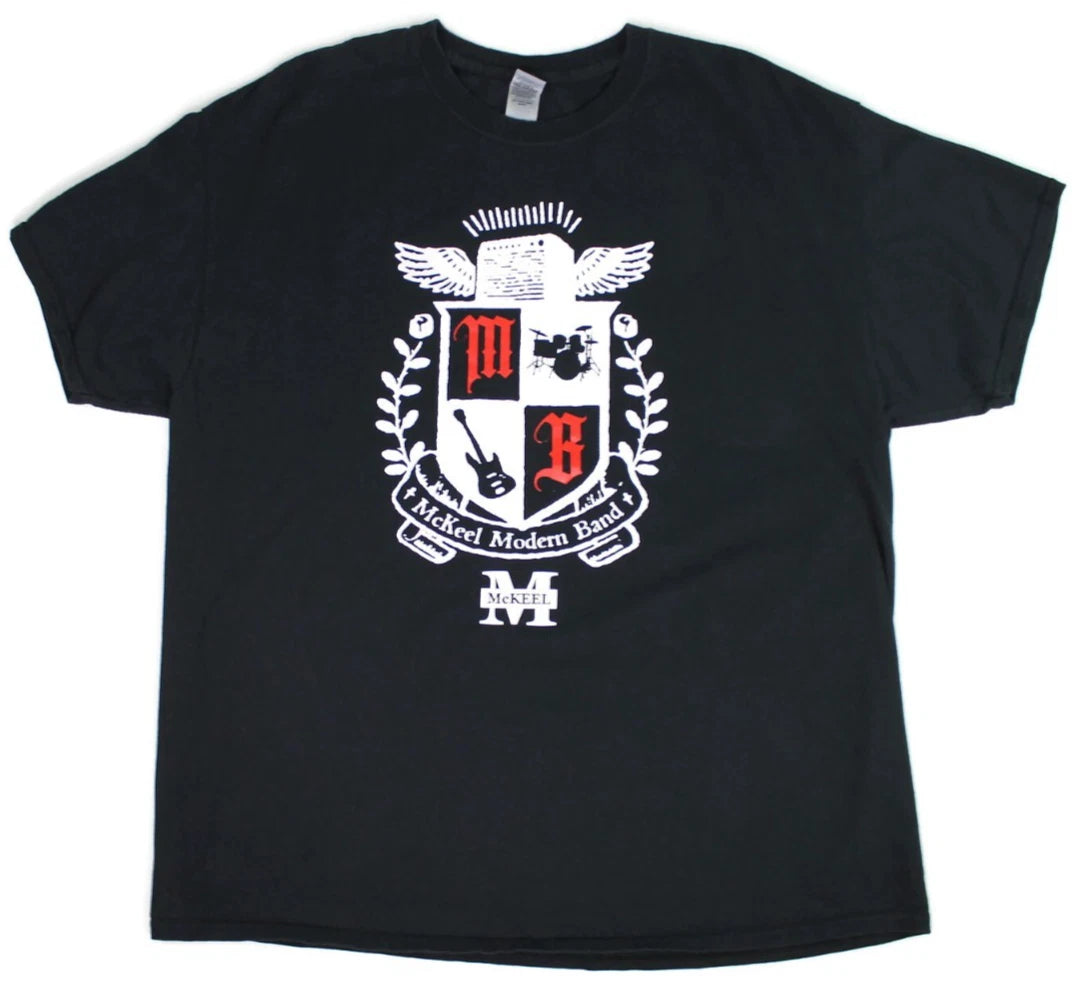 McKeel Modern Band Black T-Shirt Mens XL 100% Cotton