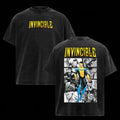 Invincible Shirt Heavy Cotton Mark Grayson Comic Panels Oversized Graphic Top