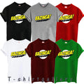BAZINGA t shirt brand new funny nerd geeky big bang theory t-shirt 100% cotton