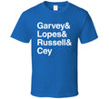Los Angeles Garvey Lopes Cey Russell T Shirt