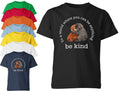 Monkey Punch Be Kind Mental Health T shirt Unisex Kids Boys Girls Gift Tee
