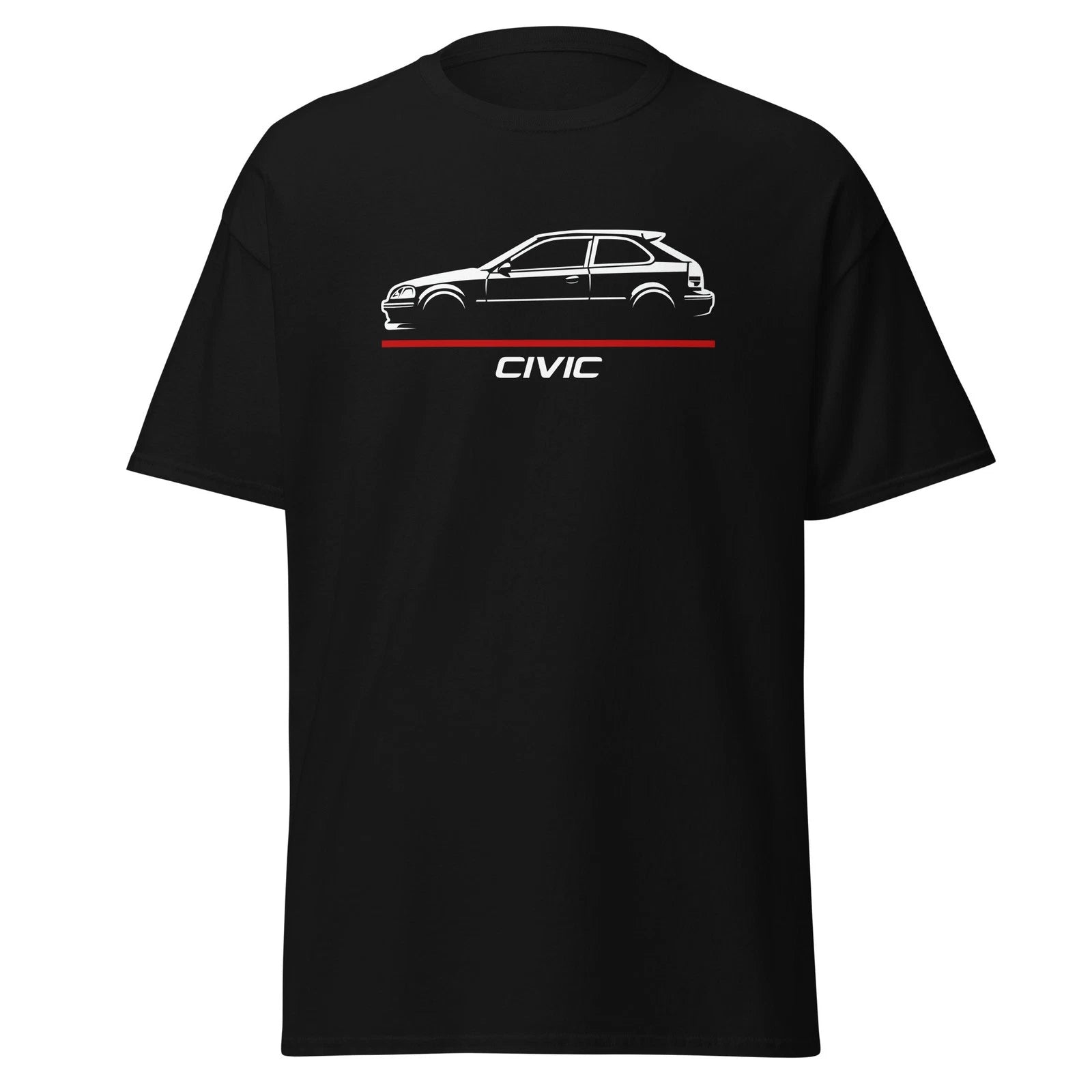 Civic 1996 Ek Hatchback JDM Custom Street Style Graphic Tee T-Shirt Gift