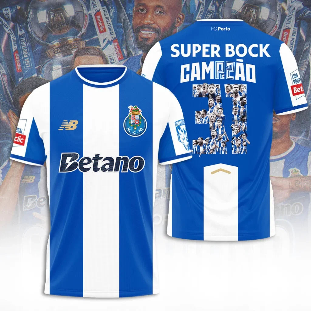Campeao Liga Portugal 25/26 3D Apparel Tshirt