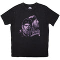 Willie Nelson Stone Wash T-Shirt: Purple Graphic OFFICIAL NEW