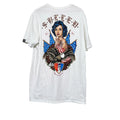 SULLEN ART CO. American Beauty Premium Graphics White Heavyweight Tee Shirt 2XL