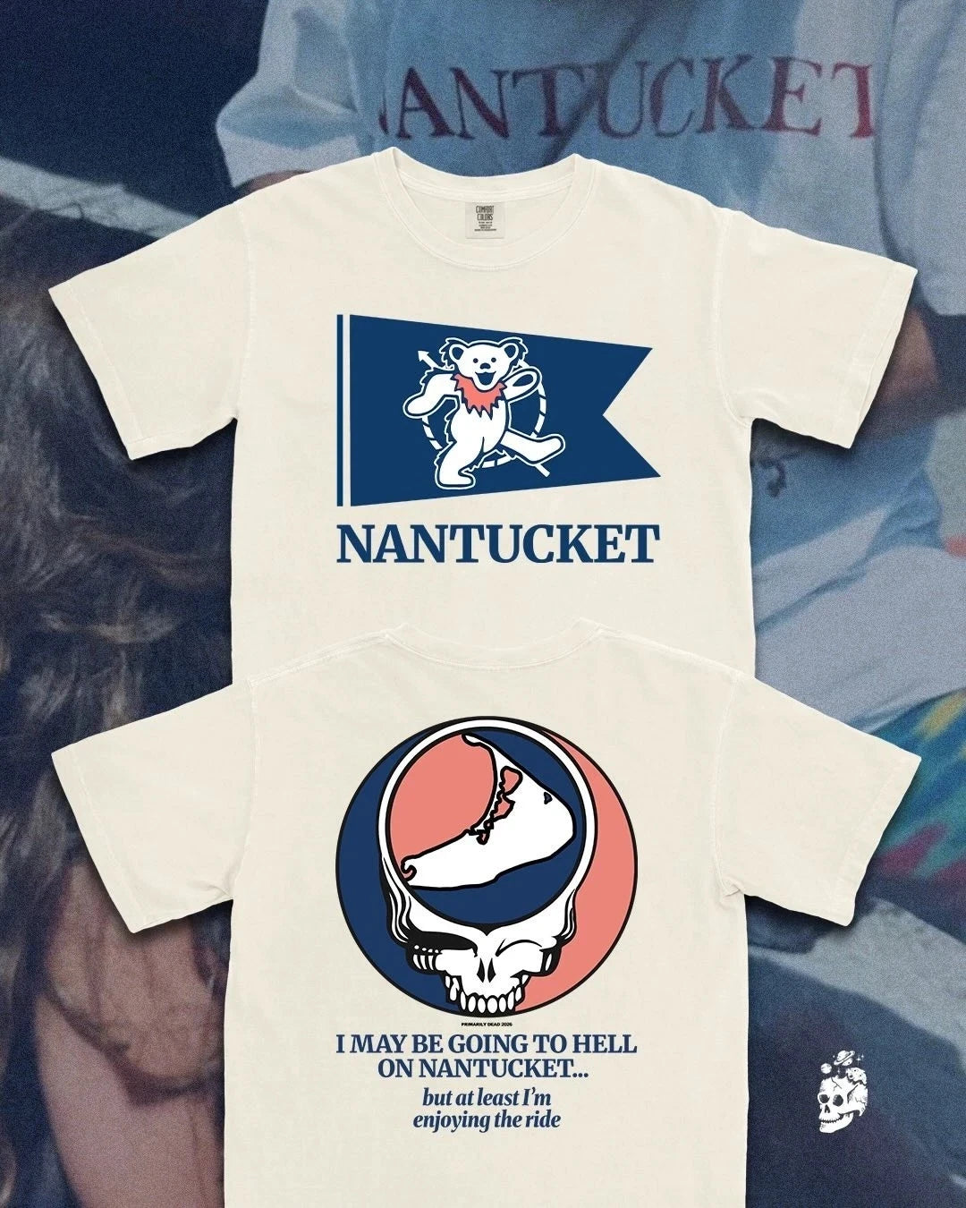 Nantucket Dead Grate*ful Dead T-Shirt Comfort Colors