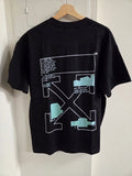 Golden Ratio Green Print Off Wht Black T-Shirt Regular Fit S/M/L/XL T68