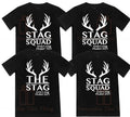 Stag squad mens group bucks night personalised tshirts