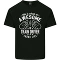 An Awesome Train Driver Looks Like Mens Cotton T-Shirt Tee Top