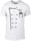 Chef Whites T-Shirt - Men's Funny Cooking Gift Cook Food Outfit Kitchen Costume