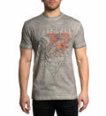 AFFLICTION Men's T-shirt AC TRAILHEAD Grey Biker MMA S-4XL