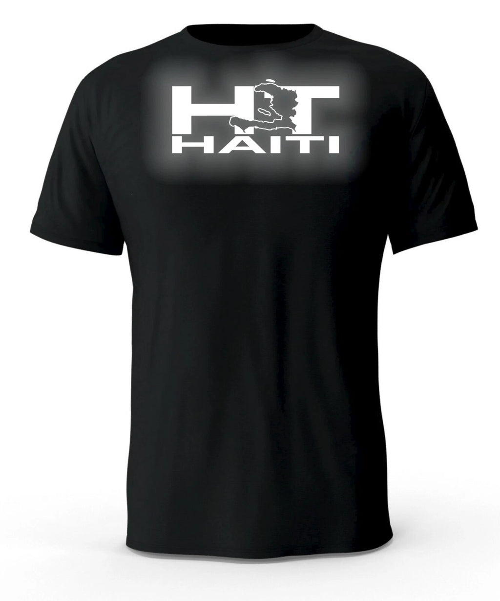 Haiti HT Reflective Logo Black T-Shirt