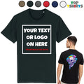 Personalised T-Shirt Custom Printed T-Shirt Logo Text Printed Unisex Work Party