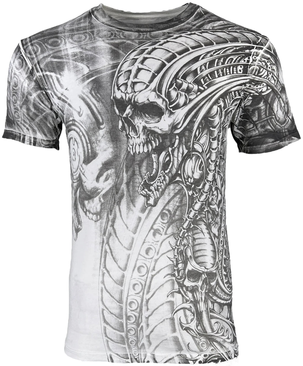 Xtreme Couture By Affliction Men's T-Shirt Proto Metal White S-6XL