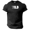 Wild T Shirt Gym Clothing Bodybuilding Training Workout Exercise Boxing MMA Top