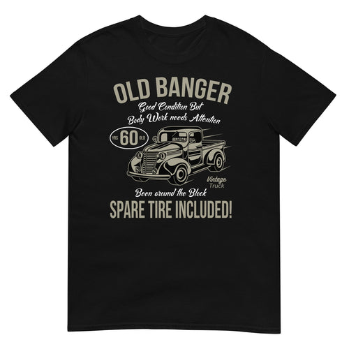 60th Birthday Vintage Old Banger 60 Years Old Men Gift Retro T-Shirt