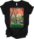 Plum Garden Kamata Ukiyo-e Art T-Shirt Unisex
