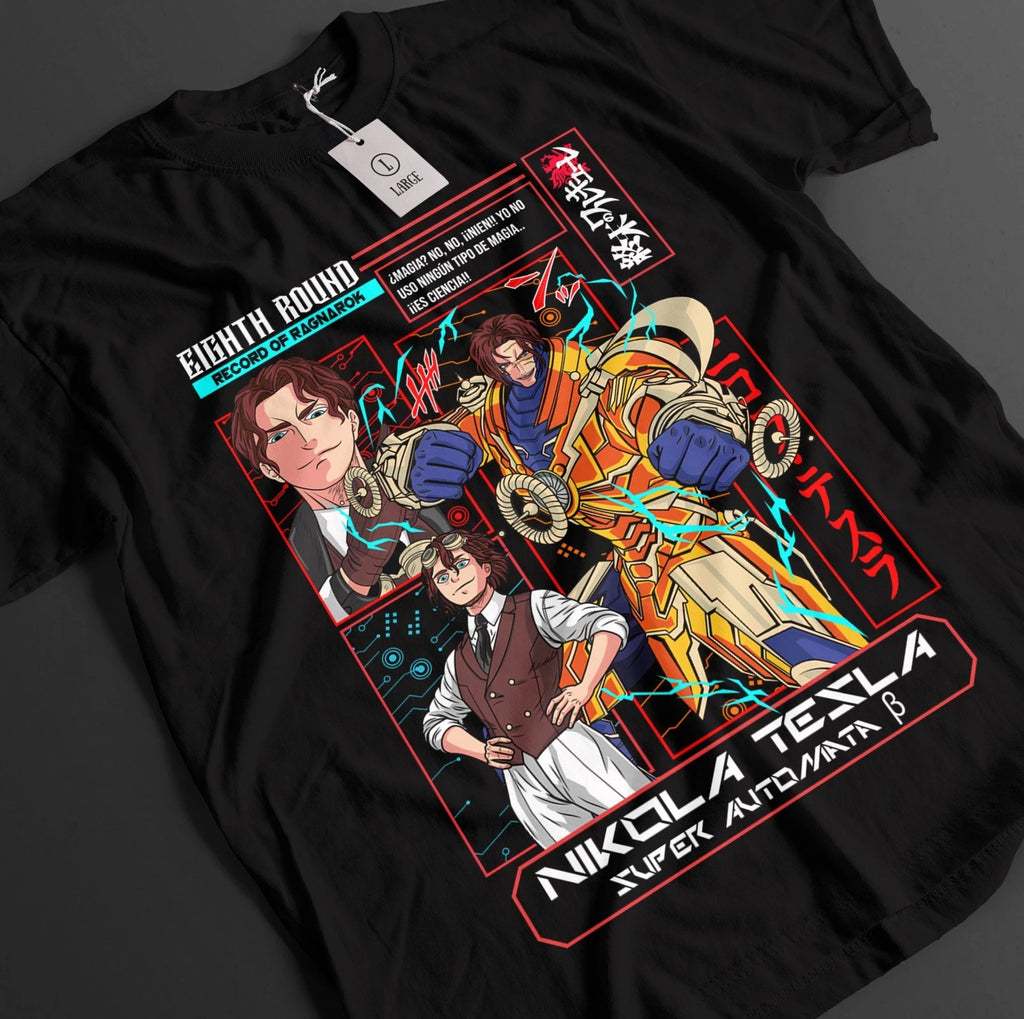 Record Of Ragnarok Shirt Jack The Ripper Tshirt Buda T-Shirt Adam Top Anime Tee