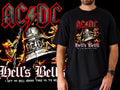 Hell's Bells - unisex Black T-Shirt cotton - short sleeve - Hard rock