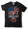American Canadian T-shirt American Grown Canadian Roots Tee Heritage nationality