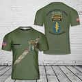 Custom Name US Army Special Forces Airborne Ranger T-Shirt 3D