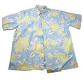 Market Mens Anime Screen Print Graphic Button Up Shirt Sage Green Size S New