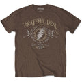 Brown The Grateful Dead Bolt Official Mens T-Shirt