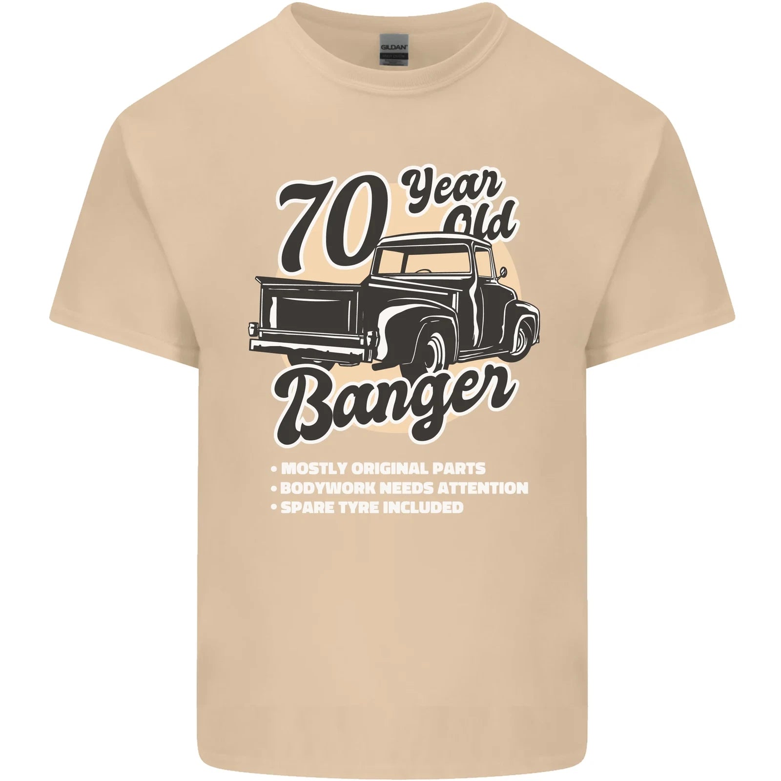 70 Year Old Banger Birthday 70th Year Old Mens Cotton T-Shirt Tee Top