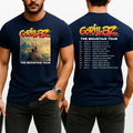 Gorillaz The Mountain Tour T-Shirt | Double Sided Print | Black | Unisex S-4XL