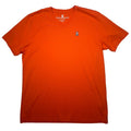 Psycho Bunny V Neck Orange Tee T shirt 100% Pima Cotton Size 7 Men's XL
