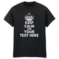 Mens Custom Keep Calm Tshirt • Mens Unisex T Shirt