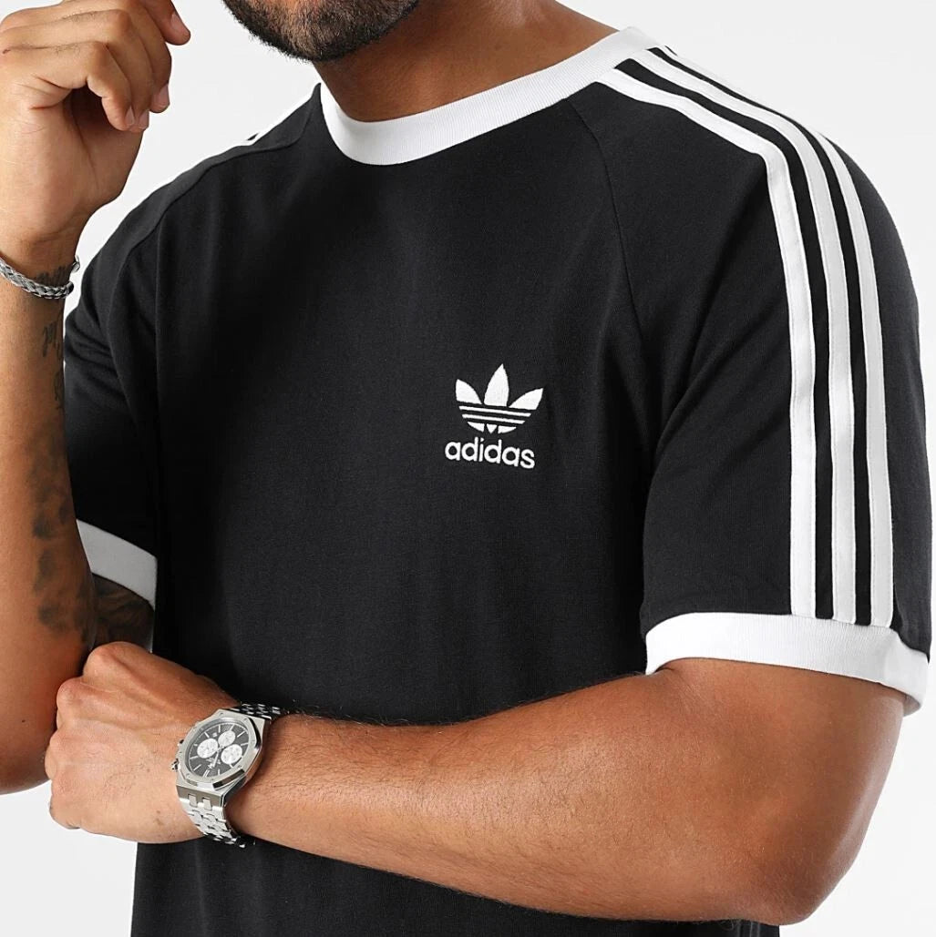 NEW MEN'S ADIDAS ORIGINALS 3-STRIPES CALIFORNIA TREFOIL TEE SHIRT ~ 2XL ~ IA4845