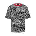 Porsche Penske Motorsport Official All Over Print Oversized T-Shirt Black