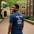 Personalised Custom T-Shirt | Text Photo Printed Tee| Hen-Stag Work Gift Event