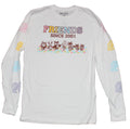 Animal Crossing Adult New T-Shirt - Friends Since 2001 Animals & Sleeve Symbols