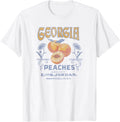 Trendy Georgia Peaches Vintage Poster T-Shirt