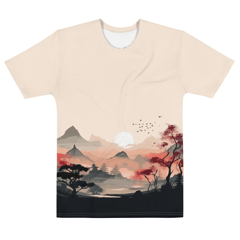 Sakura Summit - Japanese Cherry Blossoms - Vintage Retro Graphic Tee Shirt